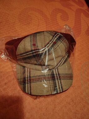 Headsweats Red Plaid Trucker Hat